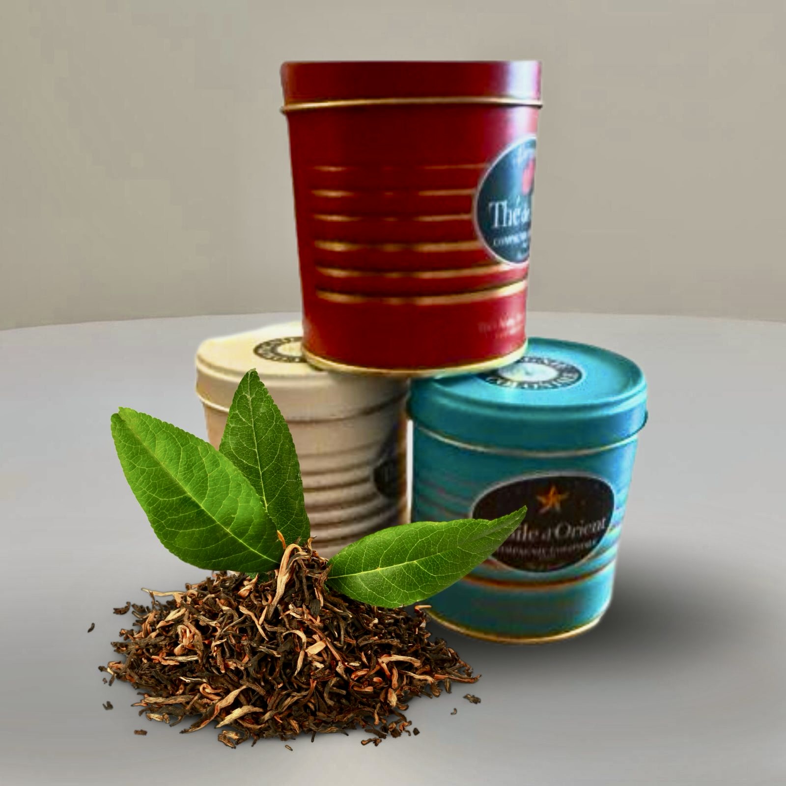 Thé haut de gamme à la rose, sélection artisanale pour coffret cadeau Shanfetes